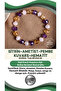 Certified Citrine Amethyst Pink Quartz Hematite Natural Stone Bracelet