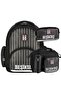 Licensed 3 Compartment Thin Stick Faux Leather School Bag + Lunch Bag + Pen Holder Set