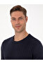Navy Blue Slim Fit Crew Neck Sweater Sweater 50315717-Vr033 - 2