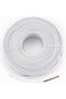 Flat Telephone Cable, Gembird, 100m, White - 2