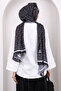 Ecru Front Tied Tassel Kimono - 4