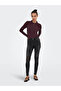 Onlelisa L/S Rib Claret Red Women's Blouse 15355354