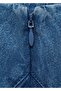 Midi Denim Skirt with Stitching Details - 5