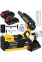 Sexrxwe Cordless Mini Chainsaw 6-Inch, Portable Handheld Electric Chainsaw, Battery Powered 2Pcs 20V - 2