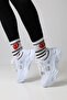 White Thick Sole Women's Sports Shoes Daily Use Sneaker - 3