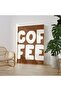 Natural Wooden Framed Uv Printing Coffee Wall Painting – Modern & Stylish Coffee Corner Wall Decor