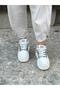 Women's High-Top Lace-Up Walking Shoes 6 cm Sole Length - 2