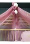 Embroidered Muslin Sleeping Set - 80X120 cm Duvet Cover, Pompom Mosquito Net, Tulle and Apparatus - 8