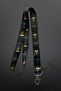 Black Medicine Symbol Neck Strap Rope Id Badge Rope - 2