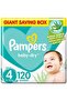 Baby Dry Taped Diapers with Aloe Vera Lotion, up to 100% Leakage Protection, Size 4, 9-14kg - 2