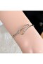 Heart Intersection Zircon Stone Vip Bracelet Bracelet - 3