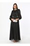 Yoryo Silk Hijab Evening Dress - Black -