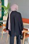 Muslin Hijab Shirt Black - 4