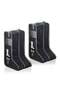 2 Pack Black Shoe Bag, Portable Boot Organiser for Storage and Travel Dustproof Travel Shoe Bag