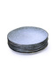 Alura Stoneware Side Plate - 20cm, Blue (Set of 4)
