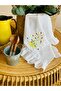 Embroidered Ruffle Detailed Kitchen Cloth/Cover -1 Piece - 2
