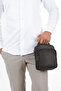 Black Faux Leather Sports Hand & Shoulder Bag - 6