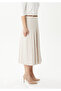 6-Piece Lined Klyoş Skirt with Belt Detail - 2