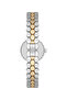 Spectrum Minimal Case Round Dial Snakeskin Pattern Metal Band Women Wrist Watch - 3