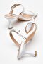 White - Thin Strap Buckle Women's Slippers - 4