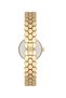 Spectrum Minimal Case Round Dial Snakeskin Pattern Metal Band Women Wrist Watch - 3