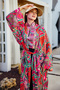 Remsa Single Kaftan Kimono Pareo on the Hijab Swimsuit Pink Rp031 Desire - 7