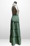 Women's Elastic Waist Layered Muslin Long Skirt - 2
