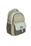 New Season, Gray-Brown Imported Premium School Backpack with Pen Holder (1515) - 3