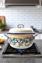 22 No. 3 Lt Enamel Pot, Serving, Food Camping, Picnic, Dowry - 4