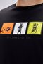 Men's Black Entree T-Shirt Tshirt 25.01.07.005-C01 - 4