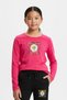 Round Neck Flowers Printed Girl's Bottom-Top Set - 2