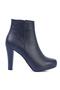 Genuine Leather Women's Dark Blue Color Boots 706 - 3