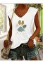 Pati Printed Women's Oversize Sleeveless T-Shirt