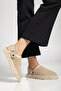 Women's Leather Suede Velcro Adjustable Slippers - Sandals - 4