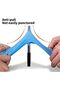 Disposable Vinyl Gloves - Set of 100, Medium (Blue) - 3