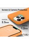 Protective Case for iPhone 12 Mini, Silicon HQ Flex Armor, Orange - 3
