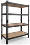 4 Tier Adjustable Garage Storage Shelving, Heavy Duty Shelving Unit Metal Storage Shelves for Wareho - 5