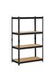 4 Tier Adjustable Garage Storage Shelving, Heavy Duty Shelving Unit Metal Storage Shelves for Wareho