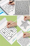 192 Patterned Maze Book with Paper Base – for Attention, Focus and Problem Solving Skills - 3