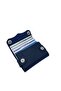 Creonder Genuine Leather Men's Card Holder - Handmade Cüzan - Special Design - Navy Blue - 4