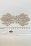 Diamond Patterned Iron-On Stone Sconce - 3