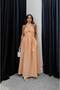 Salmon Criss Halter Dress