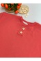 Tile Patch Ornamental Button Oversize T-Shirt - 100% Cotton - 6