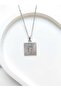 Snake Figured Plate Necklace