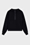 Relaxed Fit Hooded Collar Kangaroo Pocket Sweat Sweat Xw000980 Af16111 Uc001 - 5