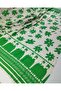 Cotton Viscose in Green Ecru Colors (Width 150 cm X Length 330 cm) - 4