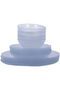 , Glass Dinner Set 18pcs, (6 Main Plate, 6 Soup Plate, 6 Dessert Plate), Transparent Glass wit - 4
