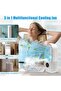 Bladeless Fan, Portable Fan with 6 Speeds, Small Personal Cooling with Humidifier with LED Li - 5