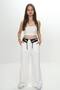 Girl's Garnished 2 Thread 100% Cotton Bottom Tracksuit