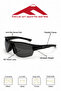 Falco Black Unisex Sports Sunglasses |   Outdoor - 5